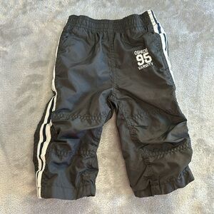 OshKosh B'gosh  - Pull on lined track pants. Size 12 months